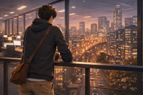 将来への不安を抱える女性のイメージ